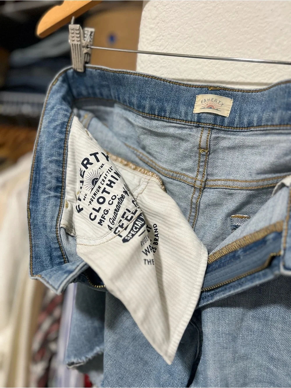FAHERTY Denim Shorts